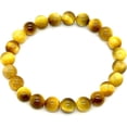 thumbnail image 3 of Natural Golden Tigers Eye 8mm Round Shape Smooth Cut Beads Stretchable Bracelet for Men & Women., 3 of 3