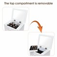 thumbnail image 6 of Gymax Jewelry Cabinet Armoire Box Mirrored Storage Chest Stand Organizer, 6 of 9