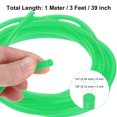 thumbnail image 3 of 1 Meter Length Natural Latex Rubber Tubing, 3x6mm(IDxOD) Rubber Tube Hose, Light Green, 3 of 7