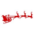 thumbnail image 1 of Patrón de tres renos y Santa Claus Adhesivos de pared de Navidad Decoración de la pared Pegatinas extraíbles para escaparate de la tienda Escaparate de cristal Sala de estar, 1 of 5