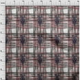 thumbnail image 3 of oneOone Cotton Poplin Fabric Swirl & Check Ikat Print Fabric BTY 42 Inch Wide, 3 of 4