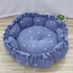 thumbnail image 1 of Fiudx Cama Redonda para Mascotas, Diseño de Cuerda Ajustable, Tela Polar Suave, Cómoda y Acogedora para Perros y Gatos, Uso Durante Todo El Año, Fácil de Limpiar, 45 Cm de Diámetro, Adecuada para Mas, 1 of 3