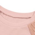 thumbnail image 7 of OGLCCG Girls' Sweaters Cable Knit Long Sleeve Pullover Sweater Casual Kids Fall Winter Crew Neck Jumper Top(Pink,9-10 Years), 7 of 7
