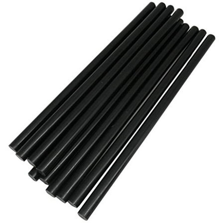 TrendBox Pack of 20 Black 11mmx270mm - Hot Melt Glue Sticks Strips Melting Adhesive For Handmade Craft DIY Home Office Project Craftwork Fix &
