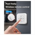 thumbnail image 4 of Mini Interruptor de Control Inalámbrico Universal de 5 Teclas, 433 MHz, con Botón Circular, para Pared, Luz LED., 4 of 5