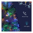 thumbnail image 5 of GDF Studio 7.4FT, 6FT, 4FT Pre-Lit Silver Artificial Christmas Tree Set of 3 with Metal Stand, 850 LED Lights, 11 Modes, 5 of 9