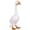 White, variant on Meggemo Goose Metal Garden Statue 12 Inch Front Porch Decor White Farmhouse Outdoor Ornament For Lawn Patio Yard Art
