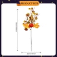 thumbnail image 3 of Clearance Under $1.06! Artificial Fall Pick with Pumpkin Maple and Berries for Vase Arrangement Table Decor, 3 of 4