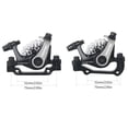 thumbnail image 3 of Mountain Bikes Double Drive Front Disc Brake Set, Aluminium Alloy Mechanical Disc Brake, E-Bikes Bilateral Piston Drive, 3 of 14
