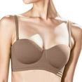 thumbnail image 2 of Kureaily Women Casual Solid Color Thin No Steel Ring Bra Adjustable Shoulder Strap Beauty Back Underwear Padded Bras, 2 of 5