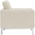 thumbnail image 4 of Modway Loft 2 Piece Upholstered Fabric Sofa and Armchair Set, Multiple Colors, 4 of 6