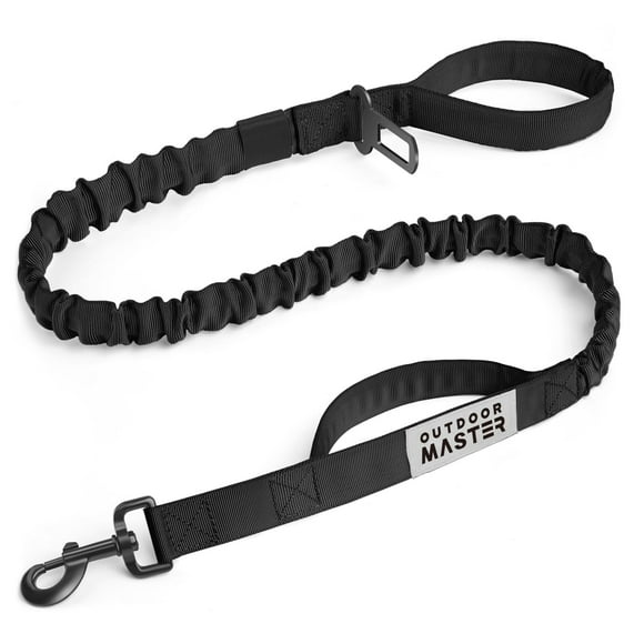 Correa elástica para perros OutdoorMaster, de alta resistencia, absorción de impactos