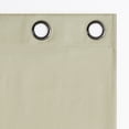 thumbnail image 4 of Sun Zero Oslo 2-pack Theater Grade Extreme 100% Blackout Grommet Curtain Panel Pair, 52"W x 63"L, Cream, 4 of 5