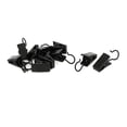 thumbnail image 1 of Unique Bargains Drapes Curtain Picture Spring Loaded Sawtooth Hanging Hooks Clips Black 10pcs, 1 of 3