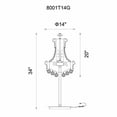 thumbnail image 2 of Cwi Lighting Empire 6 Light Table Lamp With Chrome Finish, 2 of 2