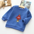 thumbnail image 2 of Generic 2024 New Classic Sweatshirts for Children's Kids Childr Toddler Boys Girls Cute Cartoon Embroidery Long Sleeve Thick Pullover Autumn Sweatshirt Tops Clothes Outfits(4-5 Years,A), 2 of 9