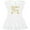 AA-White, variant on Inktastic 3rd Birthday Gold 3 Year Old Party Photo Girls Toddler Dress
