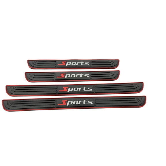 Auto Accessories Car Door Sill Scuff Plate Universal Protector Guard 4pcs