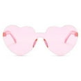 thumbnail image 2 of Deyuer Citystore Women Sunglasses UV Protection Cute Heart Shape Transparent Outdoor Eyewear for Travel Gifts, 2 of 4