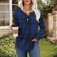 thumbnail image 1 of HongQid Womens Fashion Tops for Women Pullover Oversized Sweatshirts Long SLeeve Shirts Loose Fit, 1 of 7