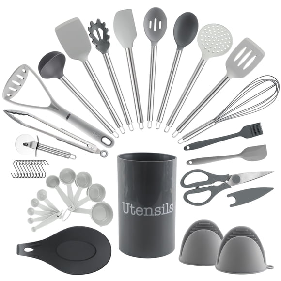 Juego de utensilios de cocina COOK WITH COLOR Silicone, 38 piezas