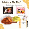 thumbnail image 2 of Premium International Asian Snack Box with Korean spicy chicken noodles and Exotic Snacks from Around the World - Perfect Care Package Gift for Friends, Family, and Coworkers. (Carbonara/Cre, 2 of 5