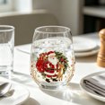 thumbnail image 3 of Christmas Glass Cup,12oz,Xmas Festival Holiday Glassware,Home Kichen Bar Dinking Soda Ice Water Coffee Beverage Cup,Evening Party Drinkware Suppies, 3 of 6