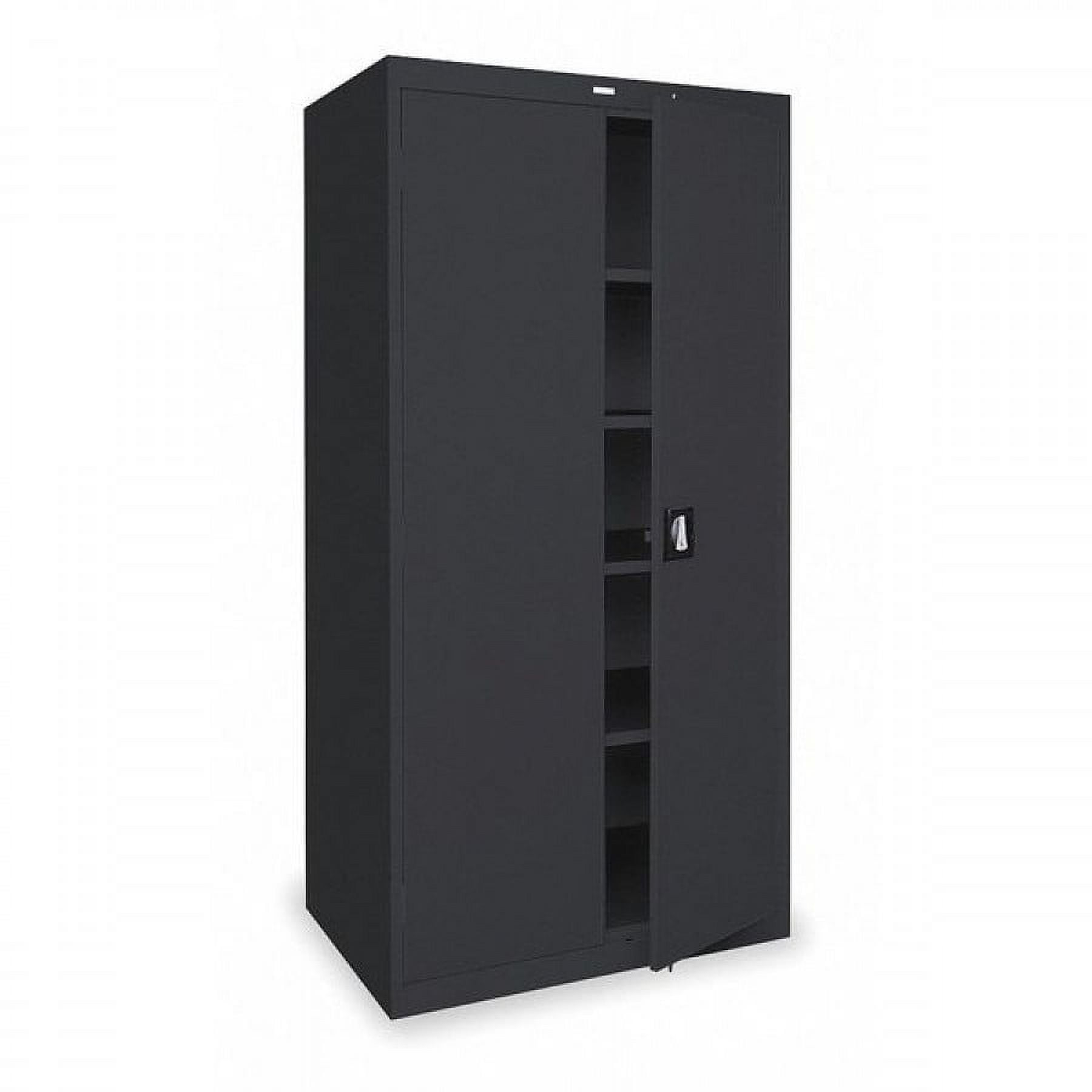 SANDUSKY EACR462472-02 20/22 ga. Steel Combination Cabinets with Adjustable Shelves, 46" W, 72" H, Combination Wardrobe