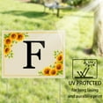 thumbnail image 4 of ZXCXRQFa Family Name Yard Sign For Outside, Last Name Signs, Monogram Letter F Yard Sign with Stand, 9x12 inches, Rust Free Weatherproof Outdoor Use,Easy to Install, 4 of 6