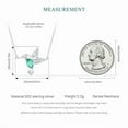 thumbnail image 2 of Hummingbird Silhouette Necklace - 925 Silver Adjustable Chain Delicate Pendant Jewelry for Women, 2 of 8