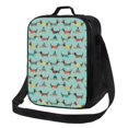 thumbnail image 1 of Fotbe Dachshund Dog Puppy Lonchera Bolsa de Almuerzo para Hombres y Mujeres, Lonchera de Gran Capacidad, Bolsa de Almuerzo Reutilizable, Bolsa Térmica Aislante, 1 of 7