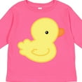 thumbnail image 4 of Inktastic Yellow Baby Duck Boys or Girls Long Sleeve Toddler T-Shirt, 4 of 5