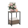 thumbnail image 1 of Mesa auxiliar Furinno Simplistic con estructura metálica de roble francés, 1 of 6