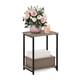 thumbnail image 1 of Mesa auxiliar Furinno Simplistic con estructura metálica de roble francés, 1 of 6