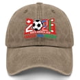 thumbnail image 2 of SPOORYYO Cup Soccer Hat 2026 Retro Print Soccer Fan Baseball Cap Adjustable Football Supporters Hat for Men Women Celebrate the Historic Event USA CAN MEX 2026 Host, 2 of 8