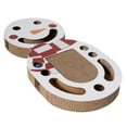 thumbnail image 3 of FurHaven Pet Products Cat Scratcher Snowman Corrugated Busy Box with Catnip, 3 of 9