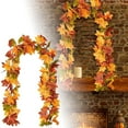 thumbnail image 3 of Guirlande de Vigne pour Intérieur Extérieur avec Vignes Suspendues pour Mariage Cheminée Fêtes et Automne Saisonnier 2 Pcs, 3 of 7