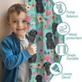 thumbnail image 3 of Blackout Kids Curtains,Bichon Dog Blue Florals Childrens Insulated Curtains Set Of 2,Bedroom Essentials,Toddler Room Decor 42"x54"(106x137cm), 3 of 4
