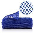 thumbnail image 1 of Zocy African Net Sponge Auténtico Exfoliante Corporal Exfoliante Para Baño Y Ducha Múltiples Texturas Con Suave Exfoliación Profunda Y Rica Espuma Para Todas Las Pieles (Azul), 1 of 5