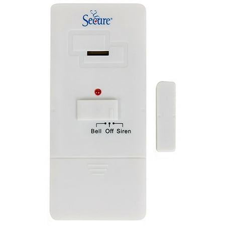 Secure Wireless Caregiver Alert System - Wireless Door/Window Alarm Connect to CAS-PGR Pager Monitor up to Four Components: Call Button, Motion Detector, Pull Cord Alert, Door Alarm, Bed (Best Personal Monitor System)