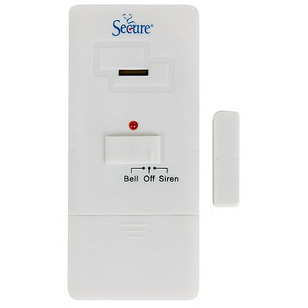 Alert Call Systems Secure Wireless Caregiver Alert System - Wireless Door/Window Alarm Connect to CAS-PGR Pager Monitor up to Four Components: Call Button, Motion Detector, Pull Cord Alert, Door Alarm, Bed Sensor ()