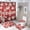 style-612, variant on 4 Piece Decor Shower Curtains Sets Patriotic USA Stars Bathroom Sets with Curtain Rug Toilet Cover And U Shaped Mat 4th of July Bathroom Decor Set with Accessories for Bathtub Decor 72inch X 72inch