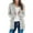 Grey, variant on PRETTYGARDEN Women's Open Front Cardigan Sweaters Fall Fashion Button Down Cable Knit Chunky Winter Outerwear Coats