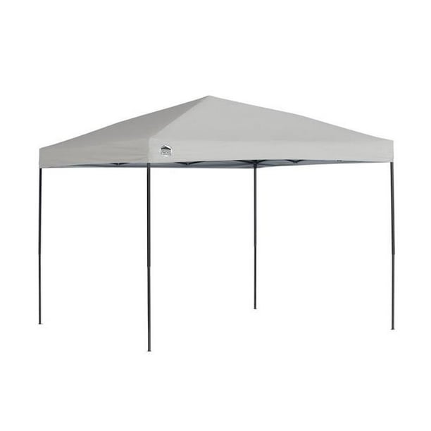 Quik Shade 167599DS 10 x 10 ft. ST100 Straight Leg Canopy Gray Black Walmart