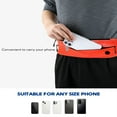 thumbnail image 3 of WATERFLY Unisex Adjustable Non-Slip Jogging Exercise Fitness Nylon Running Waist Belt,Orange, 3 of 6