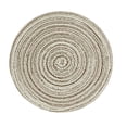 thumbnail image 2 of Oleegame 2PC Glass Bottle Round Circle Placemats Table Place Mats Heat Kitchen Dinner Table Heat Pads Beige, 2 of 2