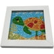 thumbnail image 2 of Pequeños y fáciles kits de fabricación de mosaicos de pintura de diamante 5d DIY con marco blanco para niños - Pequeña tortuga, 2 of 5