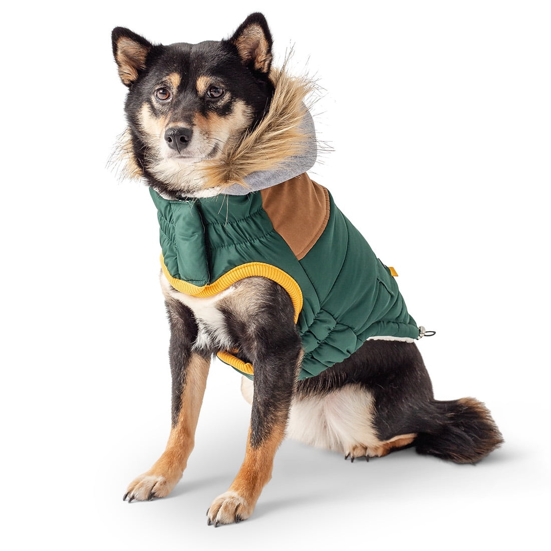 GF PET Lodge Dog Parka with Hood Winter Coat Elastofit Technology