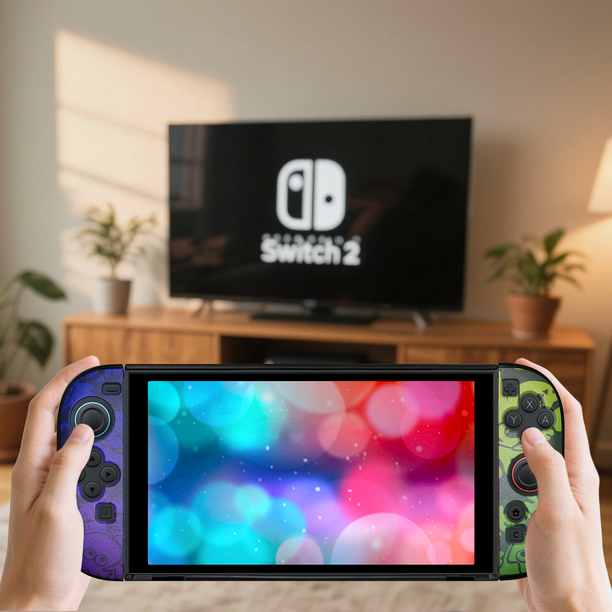 Switch 2 Case for Splatoon 3, Hard Protective Case for Nintendo