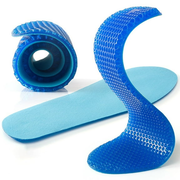 XINIFOOT Silicone Gel Reusable Honeycomb Full Length Non Slip Comfort Sports Insole Air Cushion Damping Shoe Pad Cushion Shoe Inserts for Women